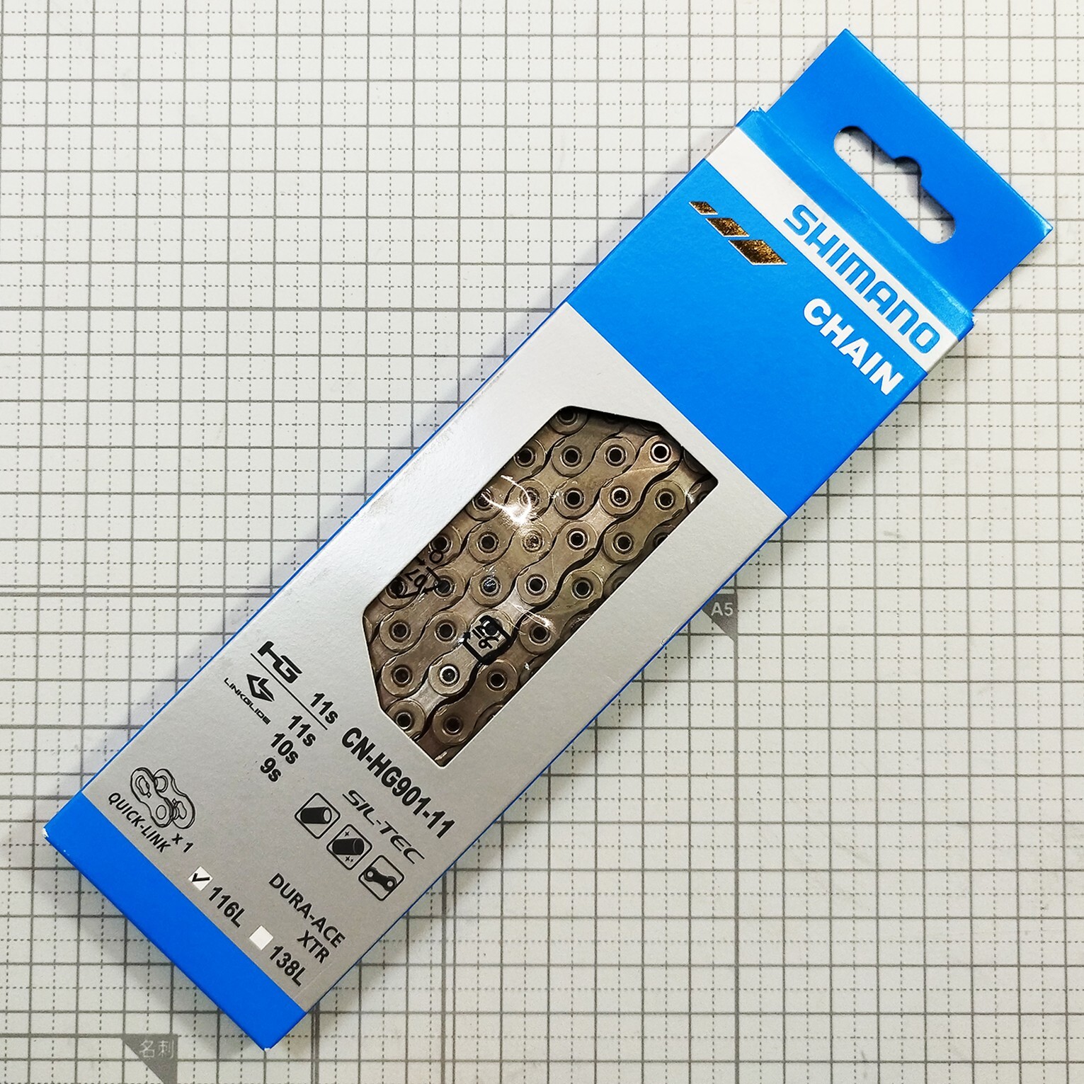 SHIMANO 11s Dura-Ace XTR CN-HG901-11 116Link w/Quick-Link Incl. F/S 2-4d fr JP