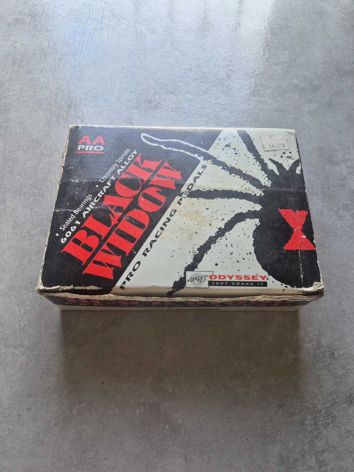 ​Vintage Odyssey Black Widow Pro Racing Pedals – New Old Stock in Originalbox