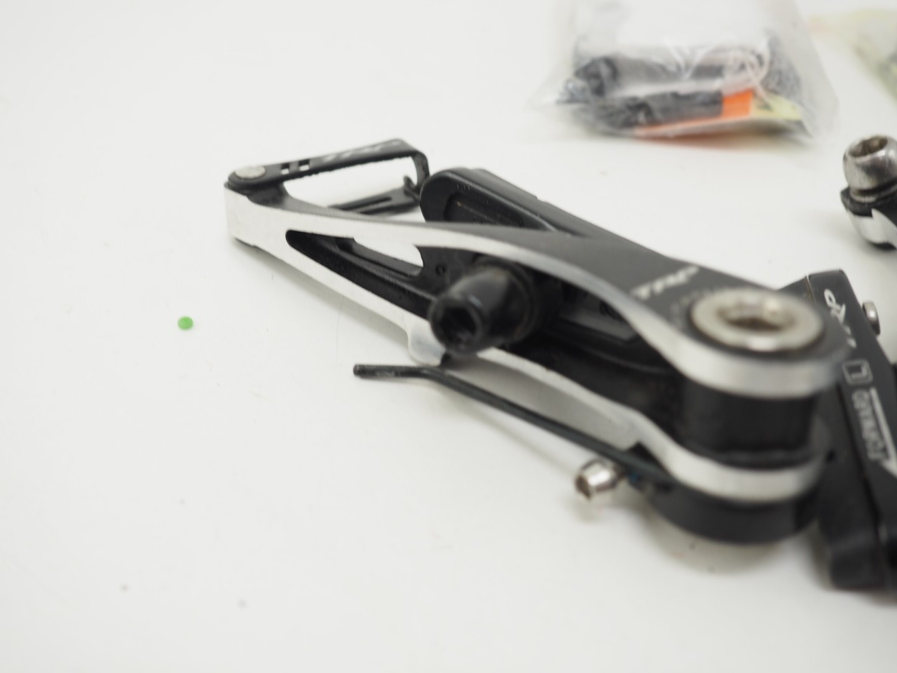 TRP CX9 Titanium Linear Pull Cyclocross V-Brakes Black/Silver Front and Rear Set