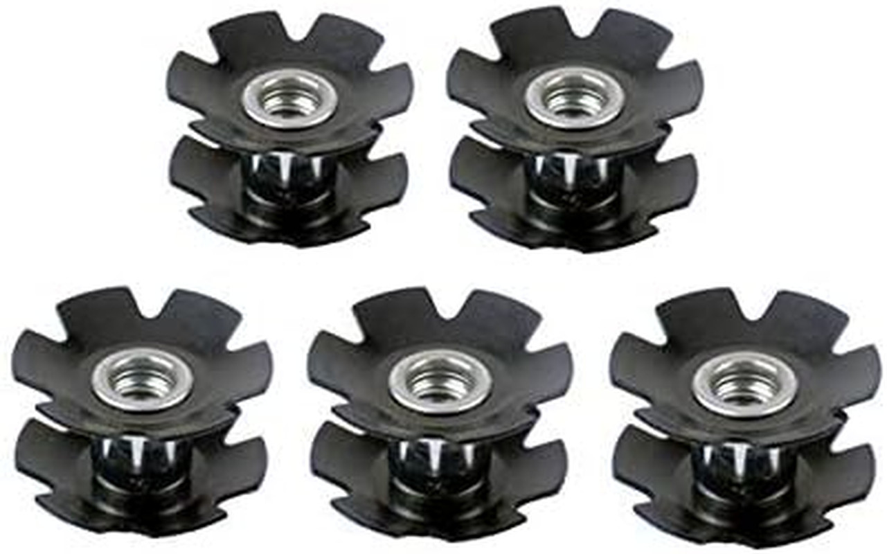 5 Pcs Cycling Mountain Road Bike Bicycle Headset Star Nut for Fork 1-1/8″ (28.6m