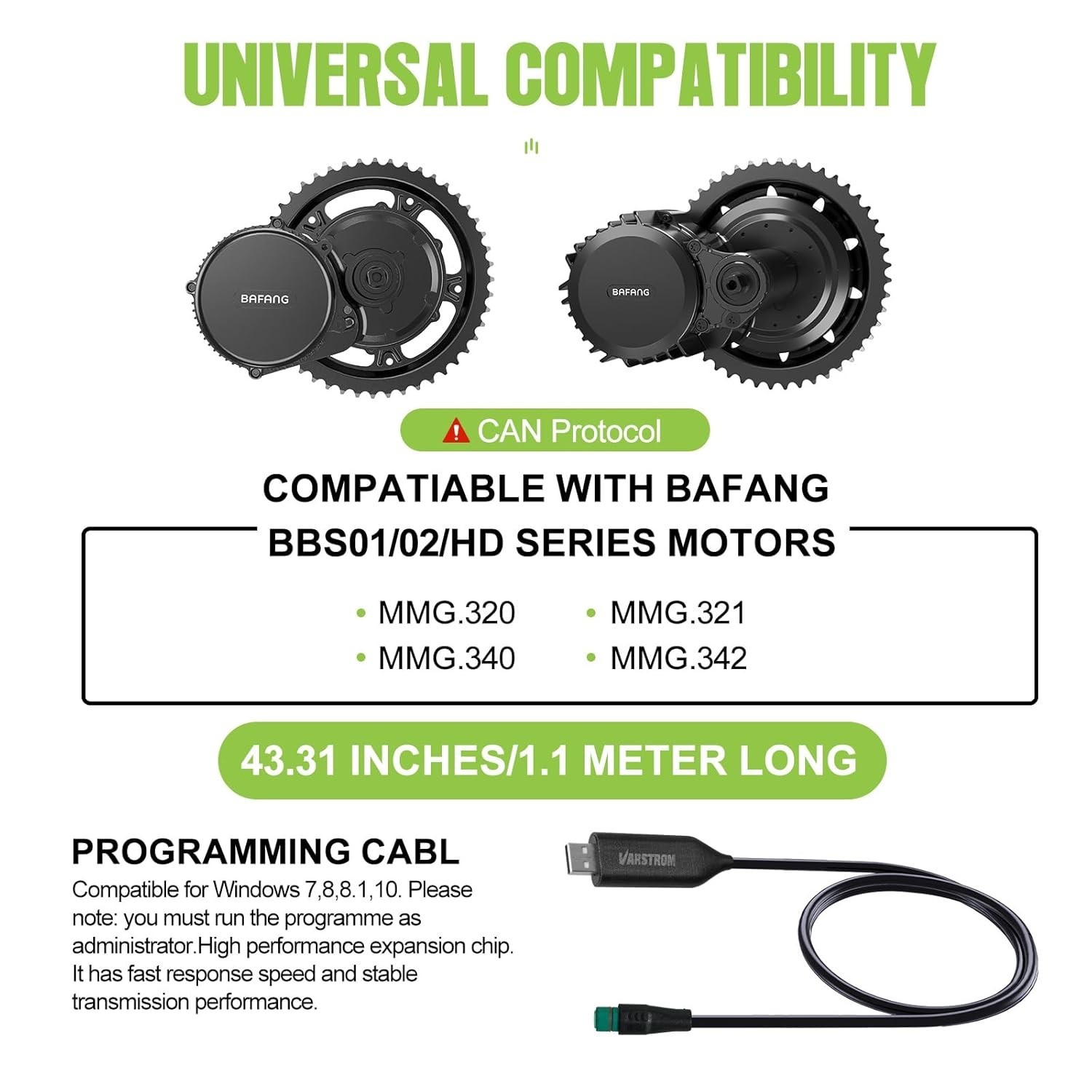 BAFANG BBS02B 48V750W68-73MM Mid Drive Motor Conversion Kit DIY Electric Bicycle