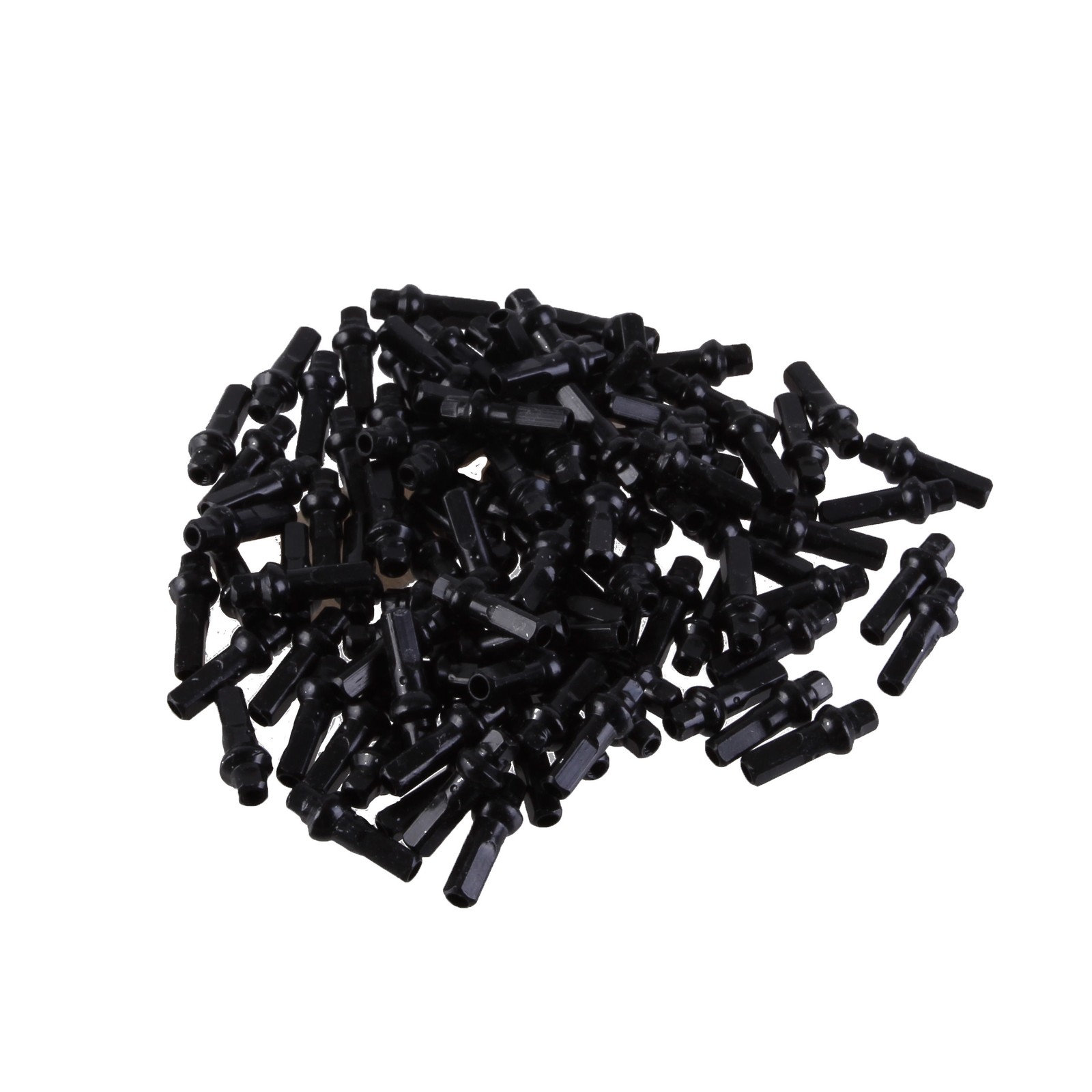 Sapim Double Square SL Alloy Nipple, 14g/16mm – Blk Bag/100