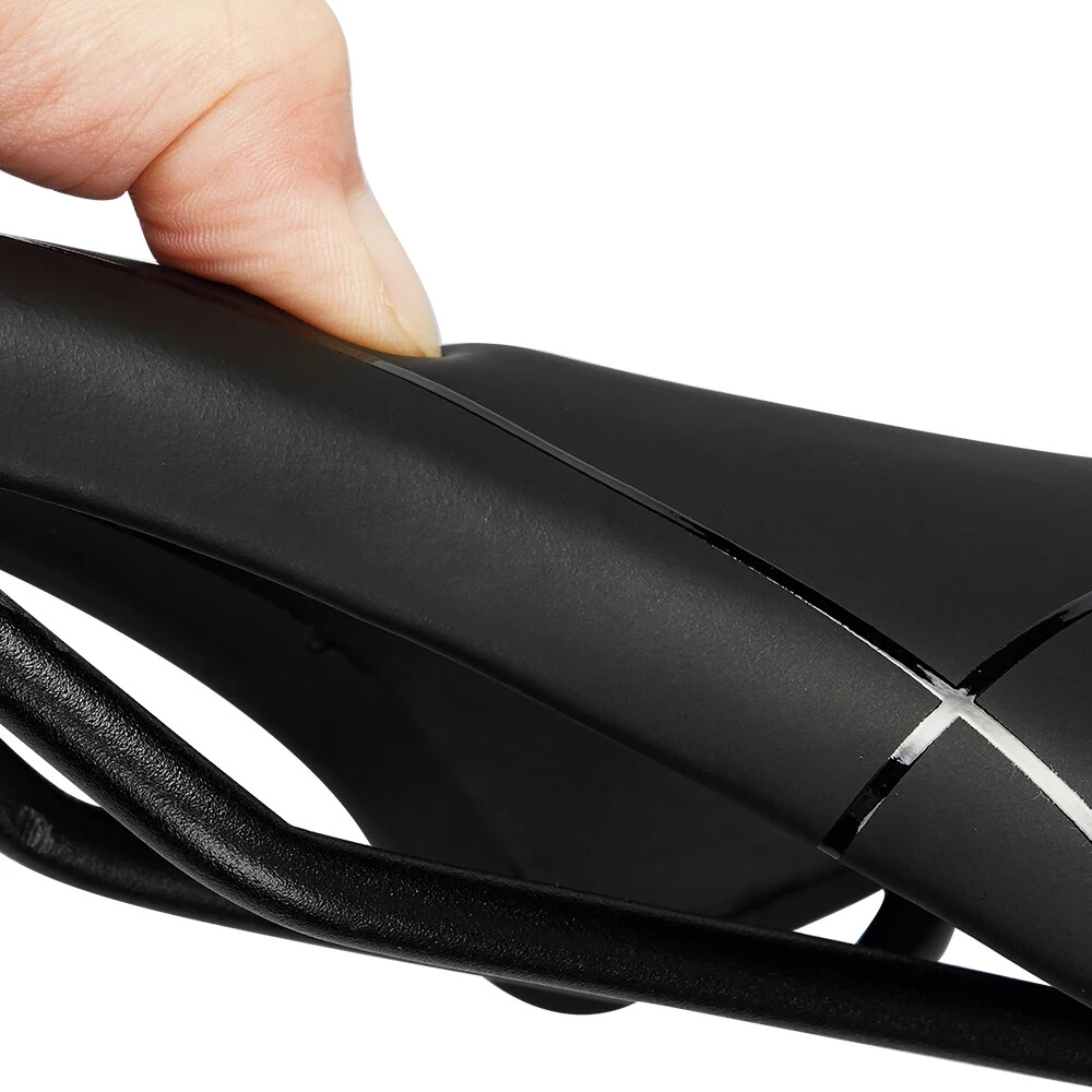 Plastic/Pvc Bicycle Saddle Breathable Leather Mtb Saddle Bicycle Accessories