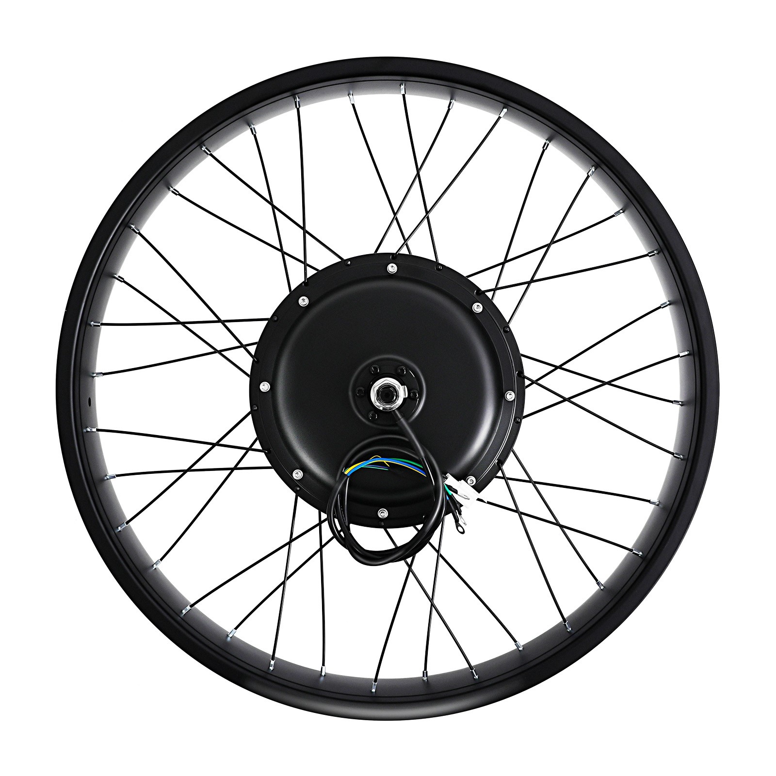 26″ 48V 1500W E-Bike Motor Rear Hub Wheel Fat Tire Electric Bike Conversion Kit