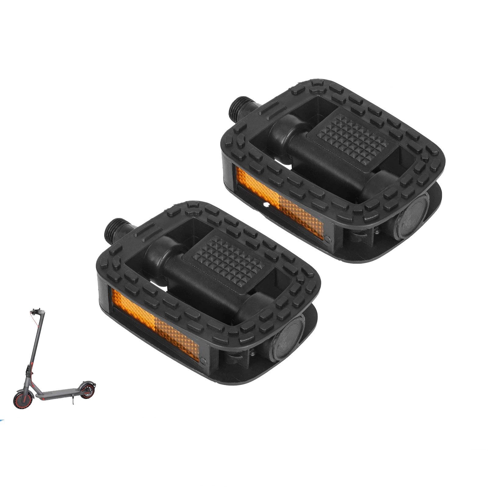 Aluminum Alloy Frame Plastic Bike Pedals Lightweight Design for Road MTB Bikes