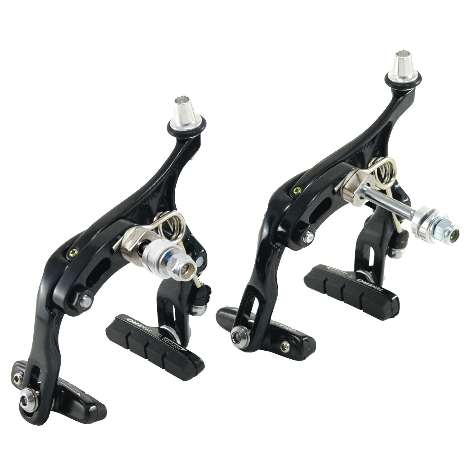 TEKTRO R559 Caliper Brake Set Long Reach 53-73mm Nutted Mount , Black