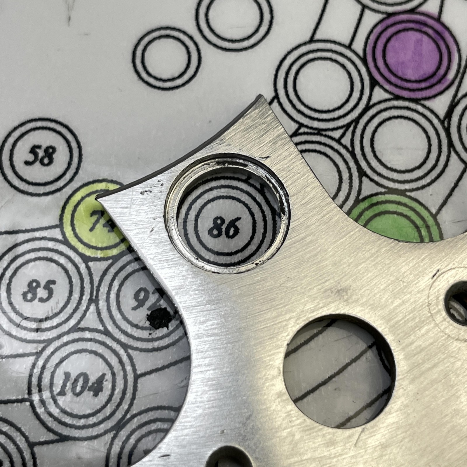 Vintage Stronglight Chainring 46 Tooth Alloy 5 Arm 86 BCD Drillium Road 46t