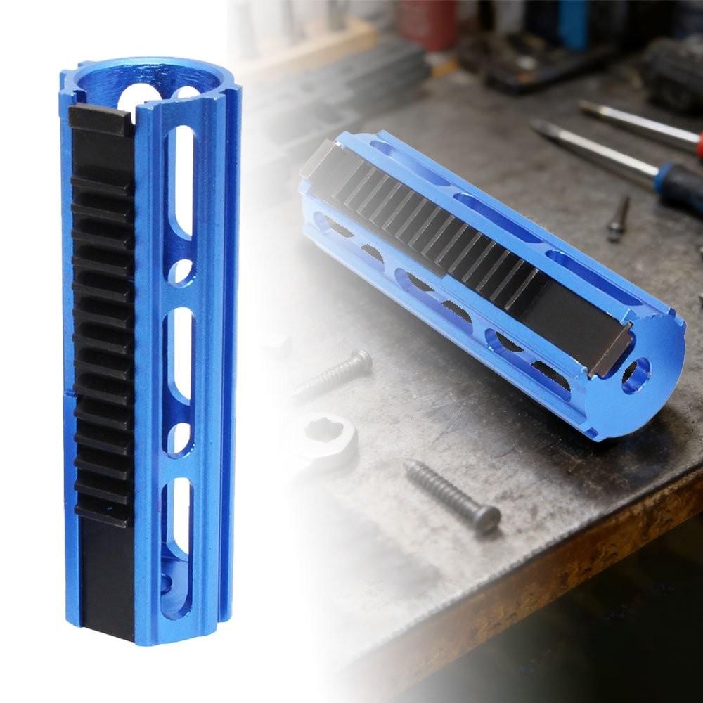 CNC-Machined Aluminum 14-Tooth Piston,SHS Steel-Cut Tooth Metal Ladder High-Flow