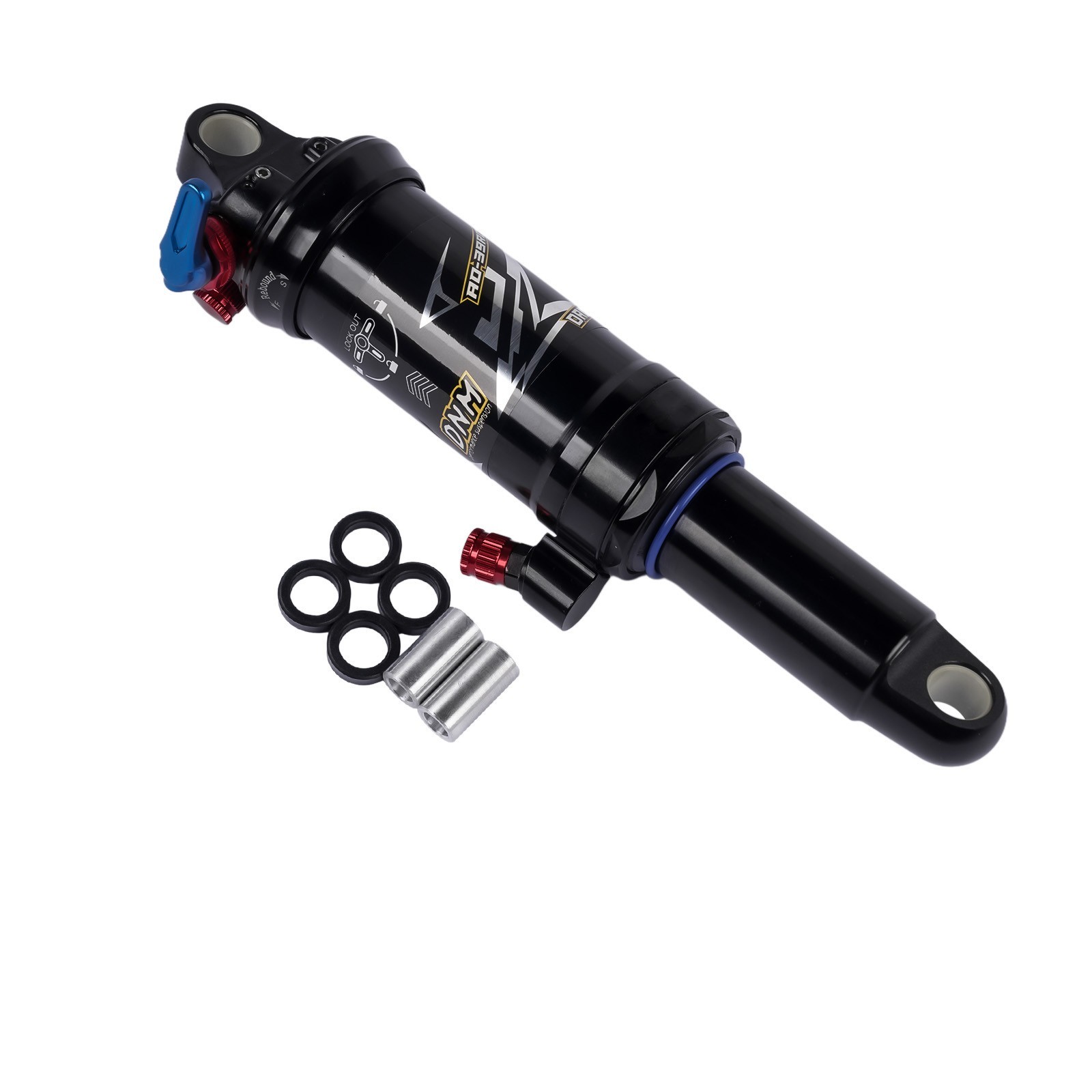 Dual Air Shock Mountain Bike Bicycle Suspension Rear Shock 165/190/200mm for MTB