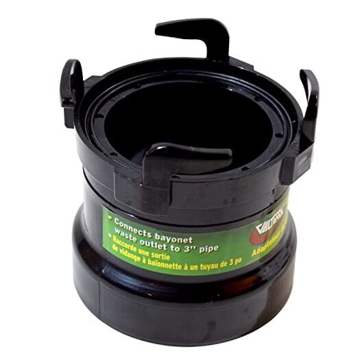 Valterra T028 Rotating Rigid Pipe Adapter – 3″ Hub x Bayonet Hooks 1