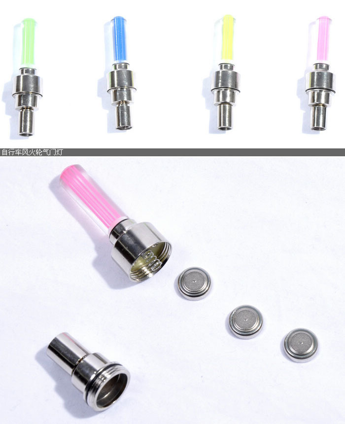 LOT 2x or 4x LED Valve Cap Bicycle Bike Wheel Tire Light Spoke Lamp Motorcycle