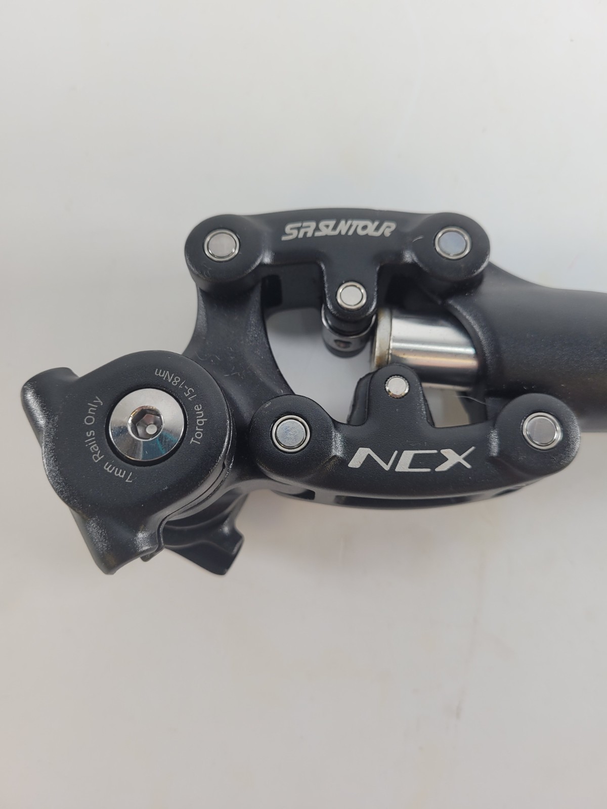 SR Suntour NCX Suspension Seatpost 30.9mm Black Bike Saddle Seat Post 7mm Rails