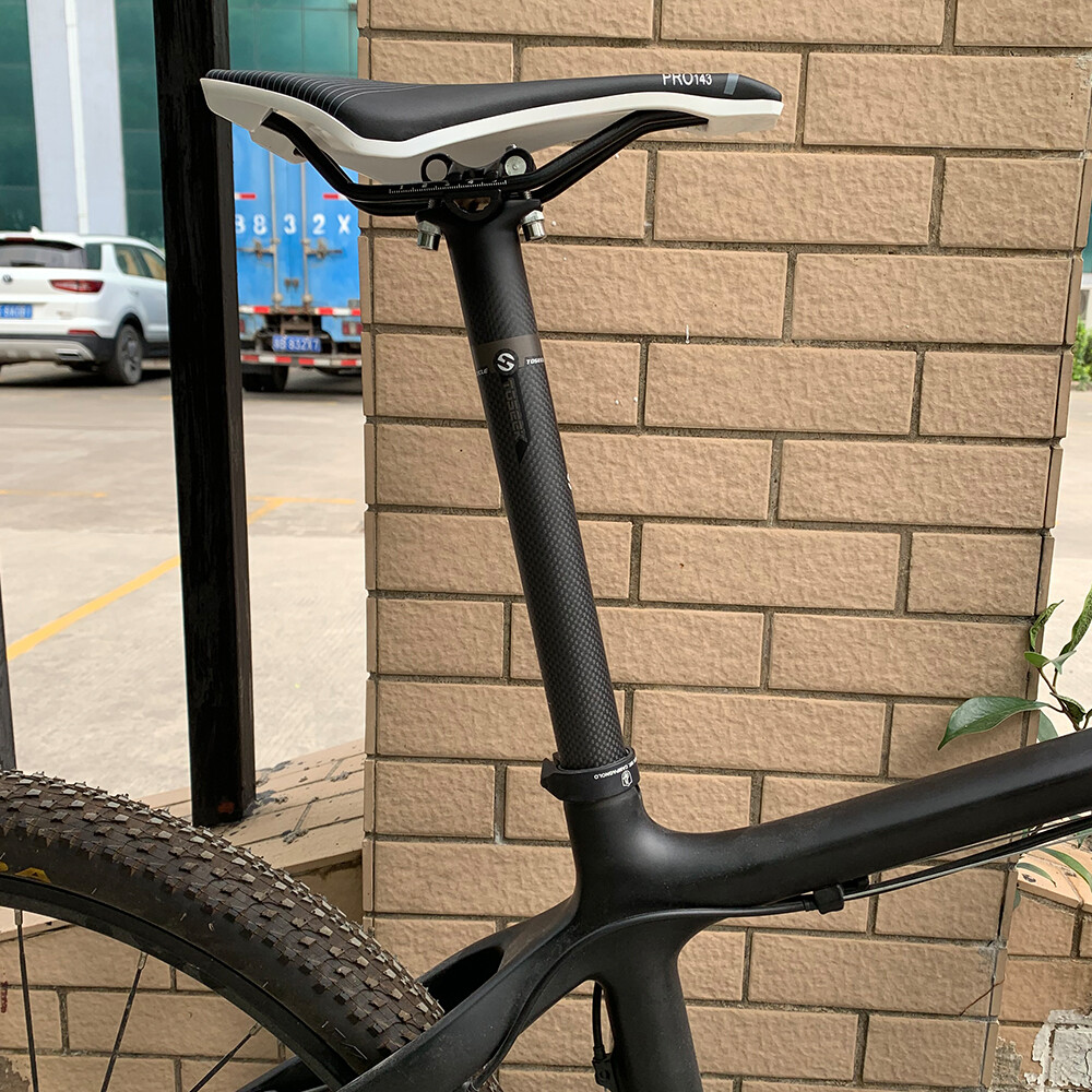 Carbon Fiber Seatpost 27.2/30.8/31.6*350/400mm Seat Post For Mountain Road Bike