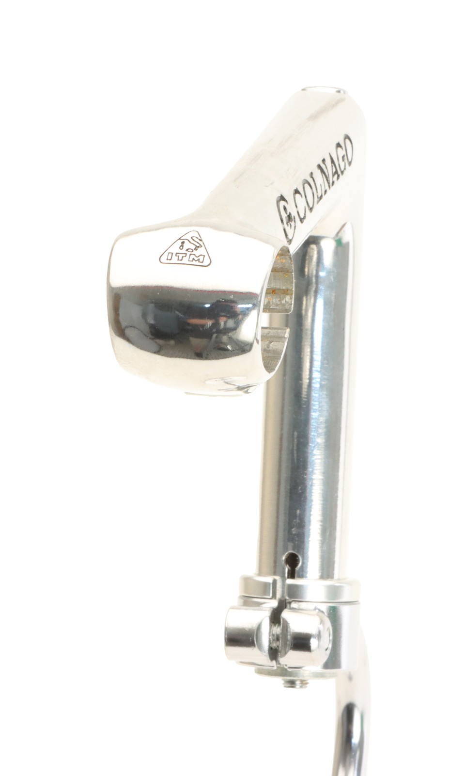 ITM 1″ Colnago 22.2mm Quill Stem 120mm Length 26.0mm Clamp Silver NEW NOS