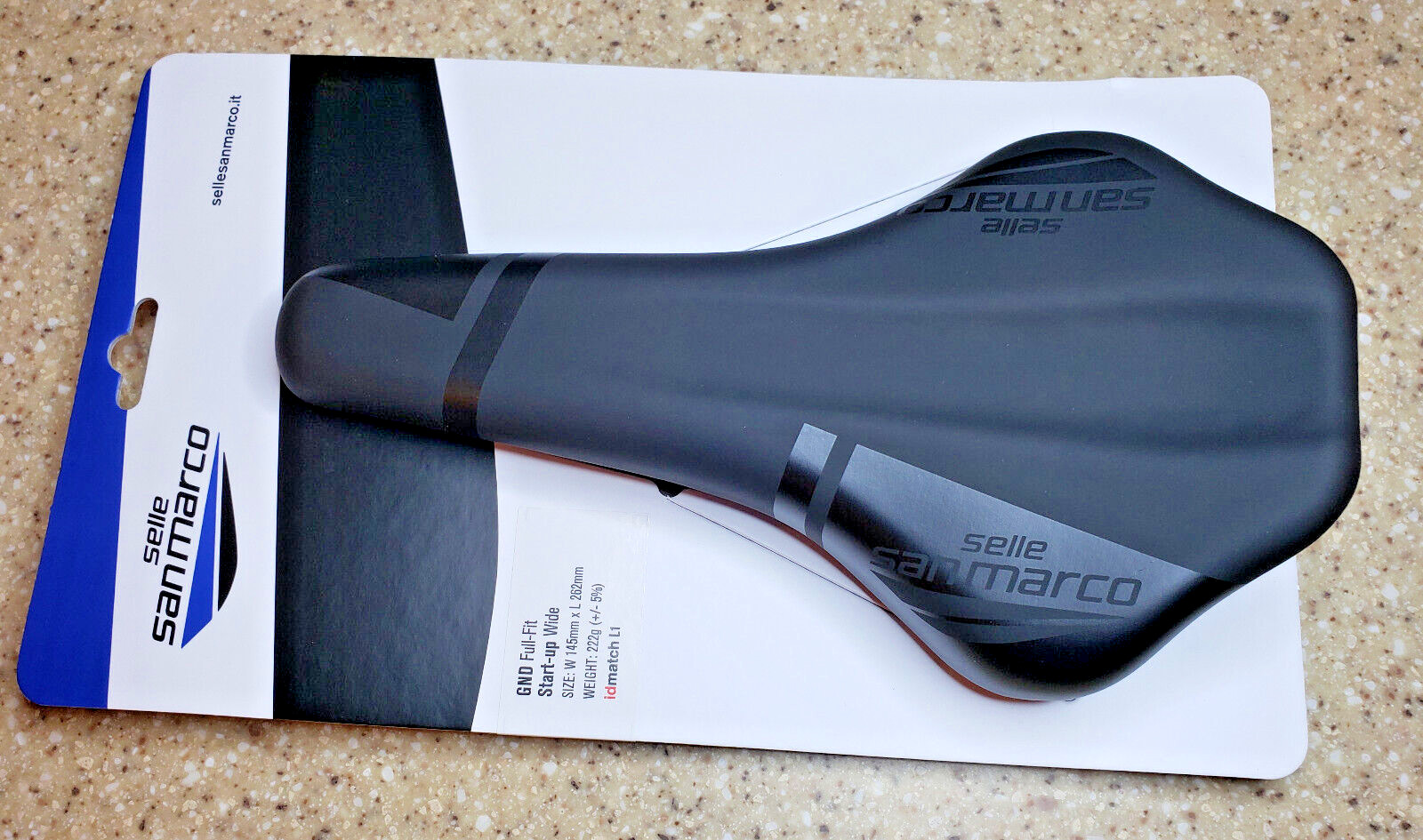NEW NIB Selle San Marco GND Full Fit Wide Bicycle Saddle Black 222g W145 L262mm
