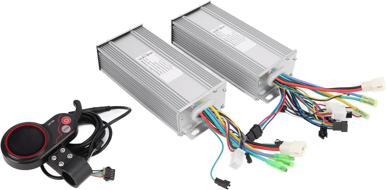 Brushless Motor Controller 24V 36V 48V 500W 25A LH100 LCD Display Dual KF LS