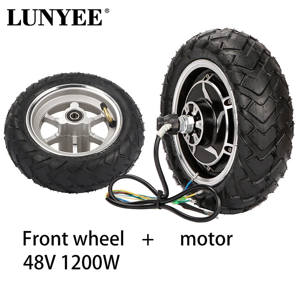 10 inch Hub Motor Kit Ebike Scooter 48V1200W Electric Motorcycle Motor Set