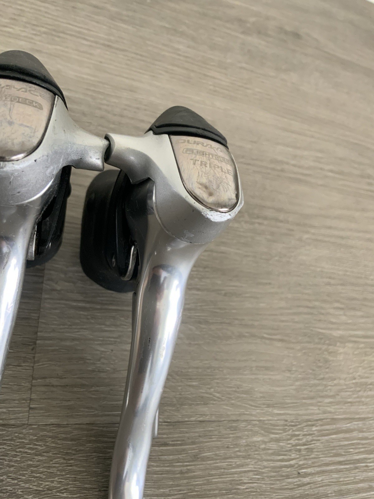 SHIMANO DURA ACE BRAKE / SHIFTER COMBO SET MODEL 7703 TRIPLE 3 X 9 SPEED