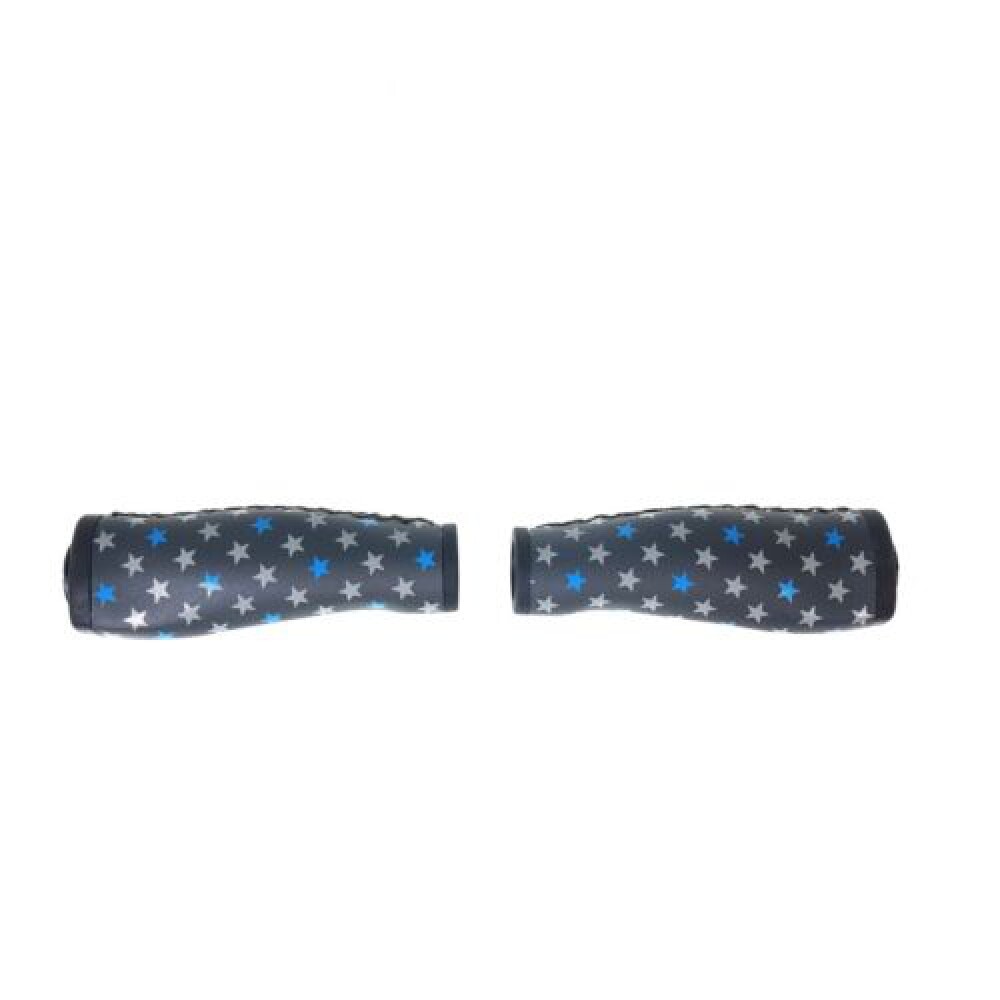Vintage Star Print Bike Flat Bar Bicycle Handlebar Grip 135mm MTB City Bike