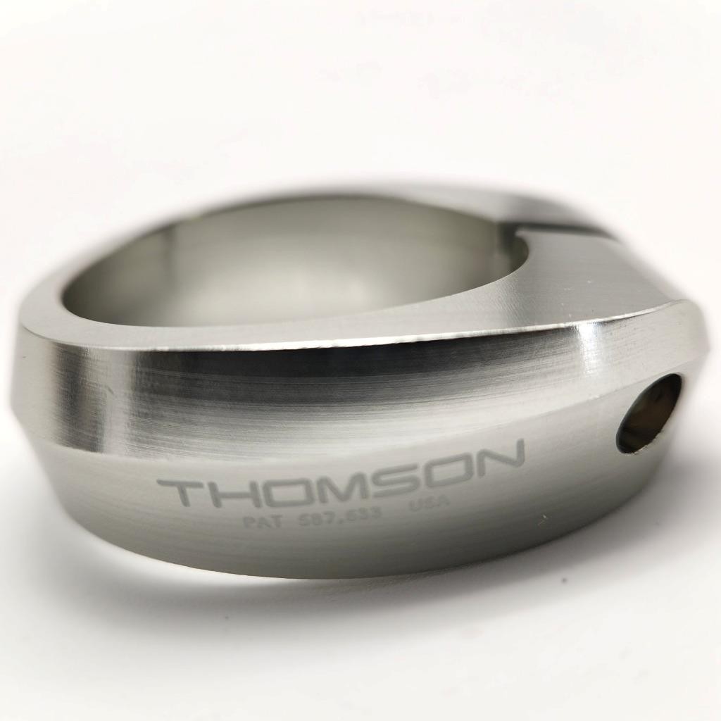 Thomson 36.4mm Seatpost Clamp Collar Bolt-On Silver Bicycle