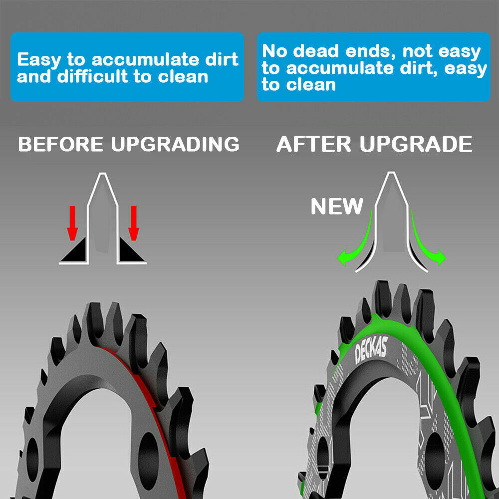DECKAS 94+96BCD Narrow Wide Chainring 32T 38T 40T 48T 50T Round Oval Chainwheel