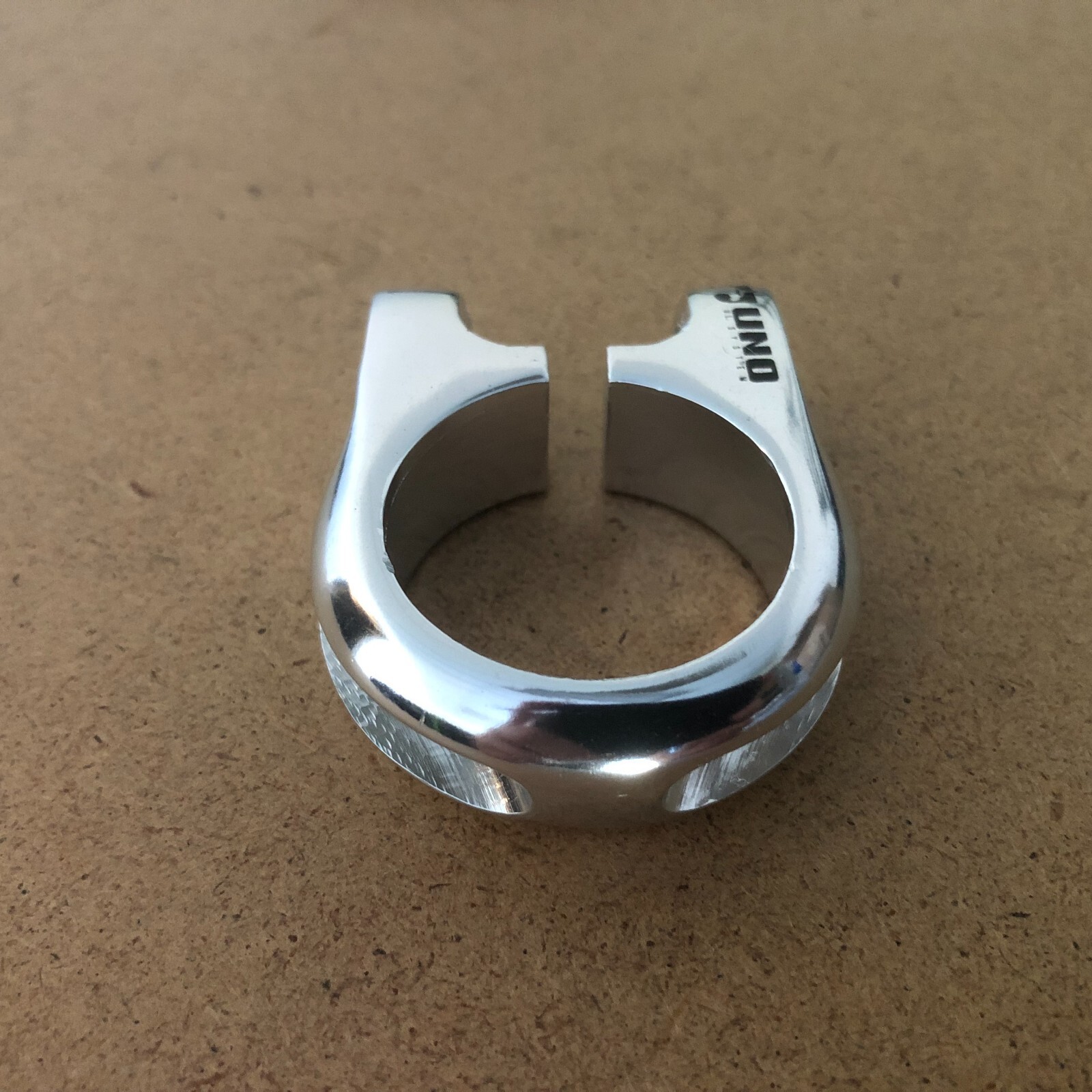 New Kalloy Bicycle Alloy Seat Post Clamp Without Bolt Anodized Silver