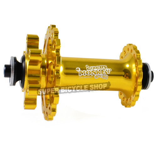 Circus Monkey HDW2 MTB Front Disc Hub,24 Hole,Gold