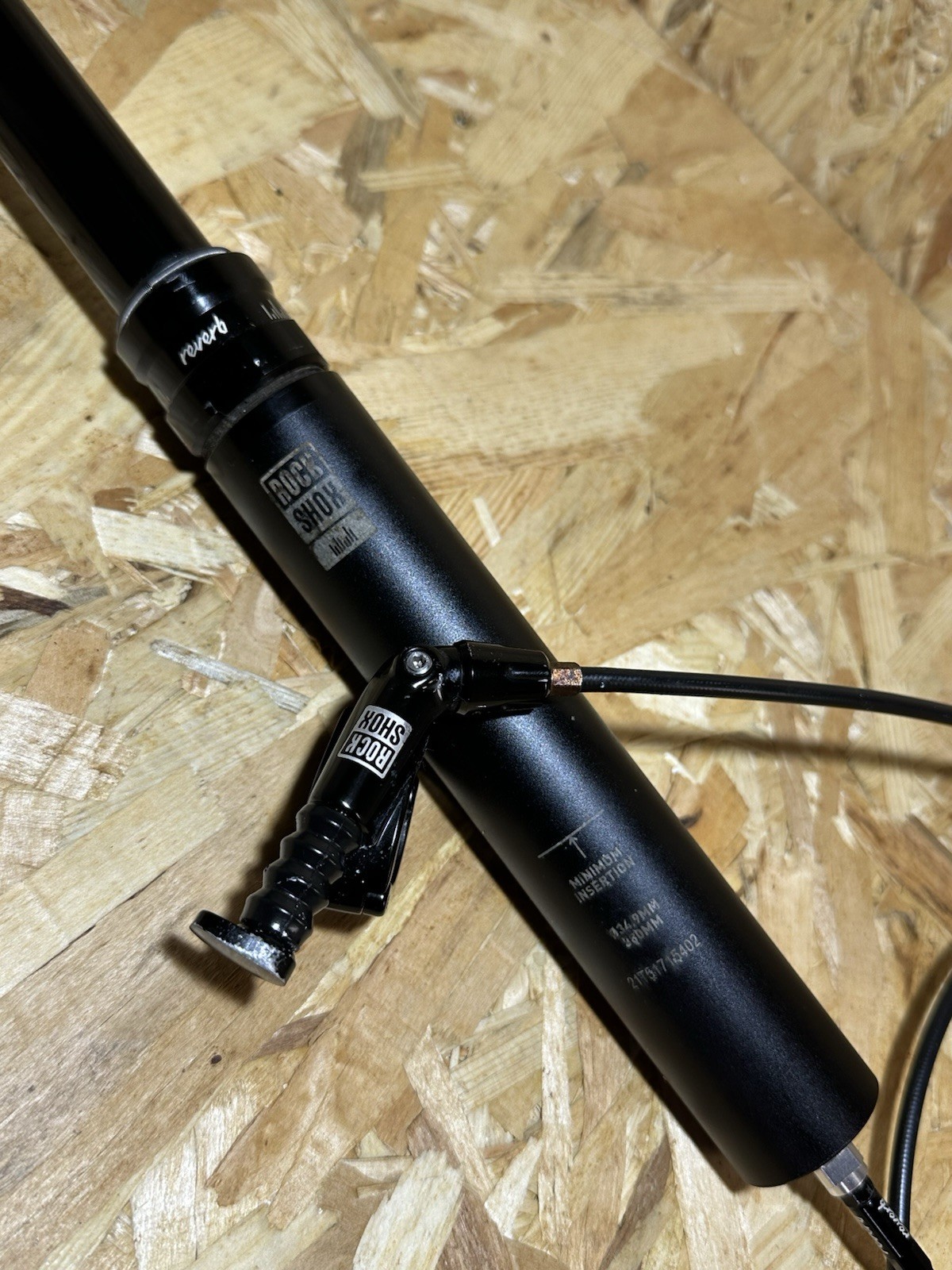 RockShox Reverb Dropper 34.9mm 480mm 150mm Black rockshox remote lever
