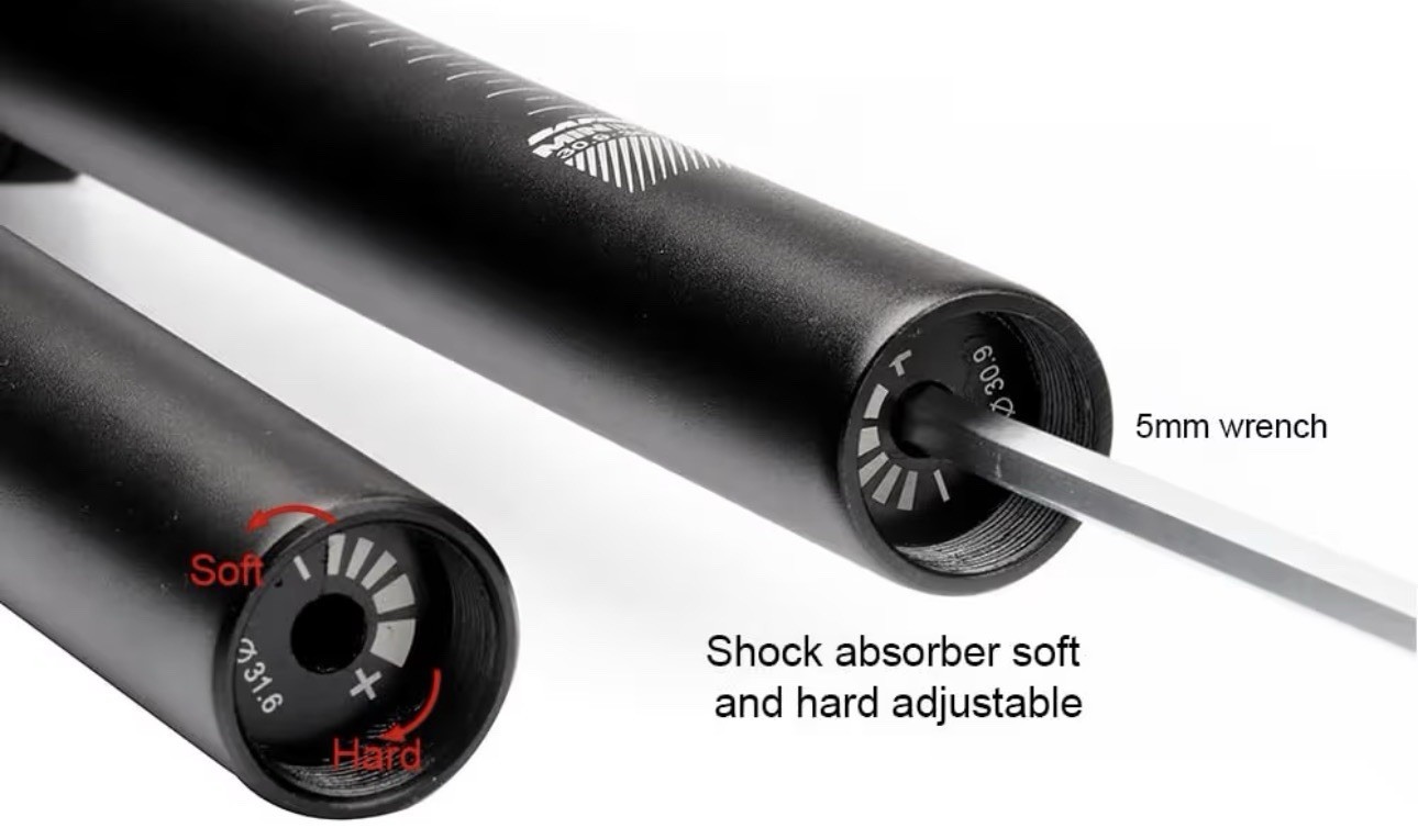 Safort Suspension Seatpost 27.2mm/ 365mm MTB Bike/ eBike AD-SP18-USS NEW IN BOX