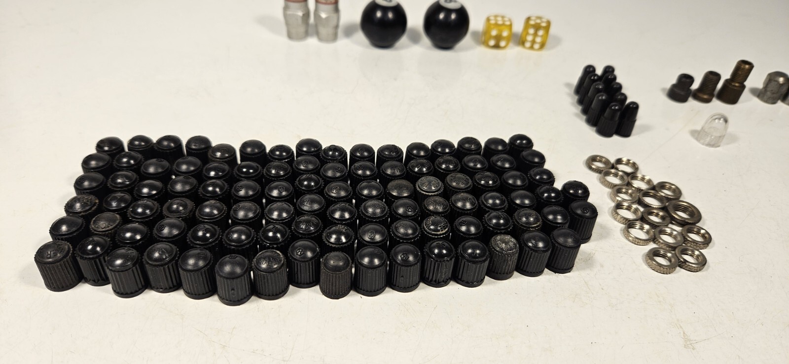 Bicycle Tube Valve Caps Plastic & Metal Miscellaneous