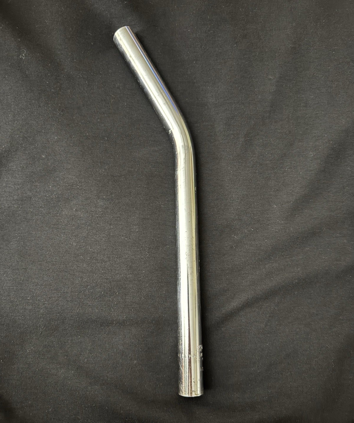 GT layback seat post 14 “ stamped GT Kalloy BMX 22.2mm Chrome MPN CRO MO