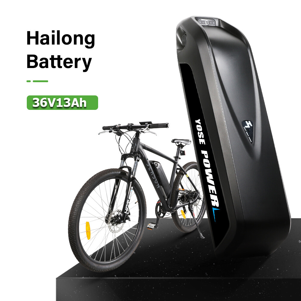 E bike Lithium Battery 36V 13Ah Hailong Ebike Battery 36V 500W Electric Bike
