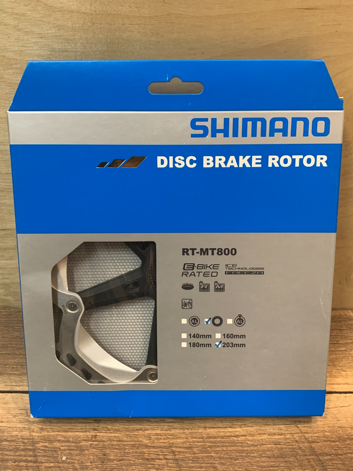 Shimano Deore XT RT-MT800-L Disc Brake Rotor- 203mm, Center Lock