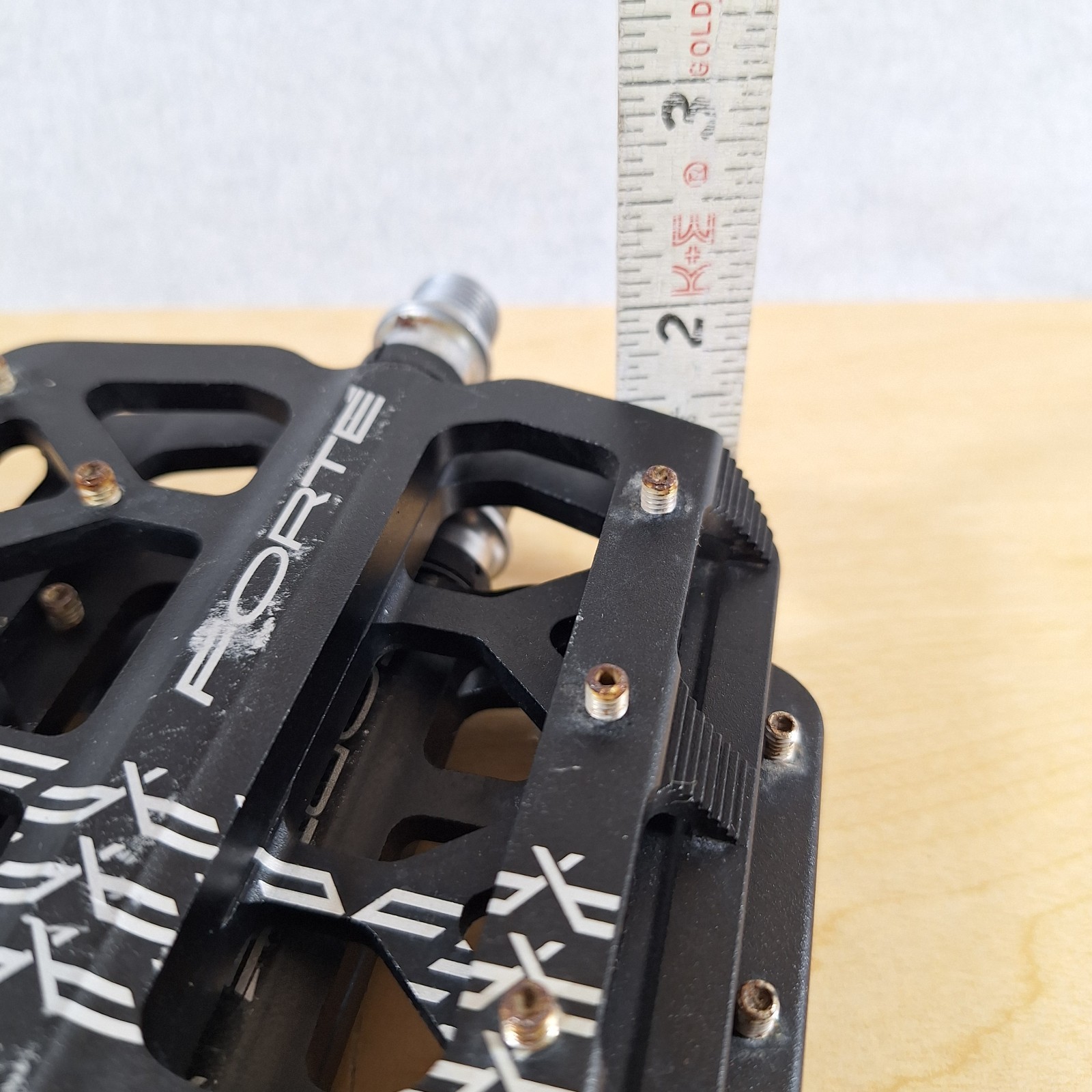 Forte Convert Aluminum Platform Flat Pedals 98x95mm 9/16″ MTB BMX