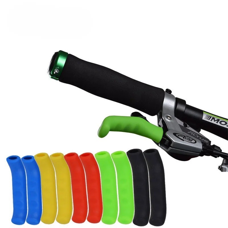 2pcs Bicycle Brake Lever Cover MTB Bike Silicone Handle Sleeve Grips Protector ✿