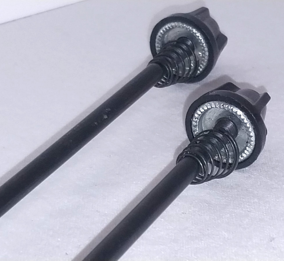 Shimano Close Quick Release Skewer Set Front Rear 100/135 MTB Road Bike QR Black
