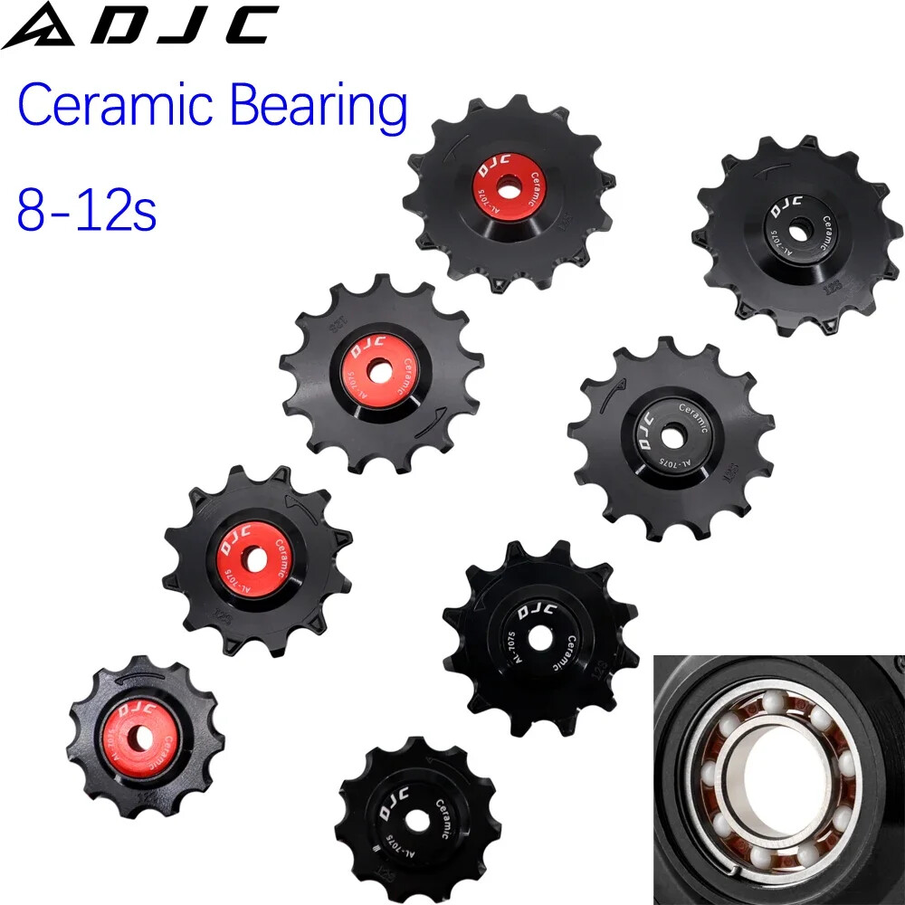 DJC 12 Speed Ceramic Pulley Wheel Guide Roller Jockey 11T 12T 13T 14T for AXS