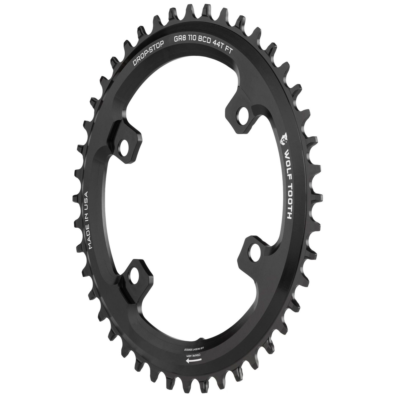 Wolf Tooth 110 BCD Asymmetric 4-Bolt for Shimano GRX Cranks