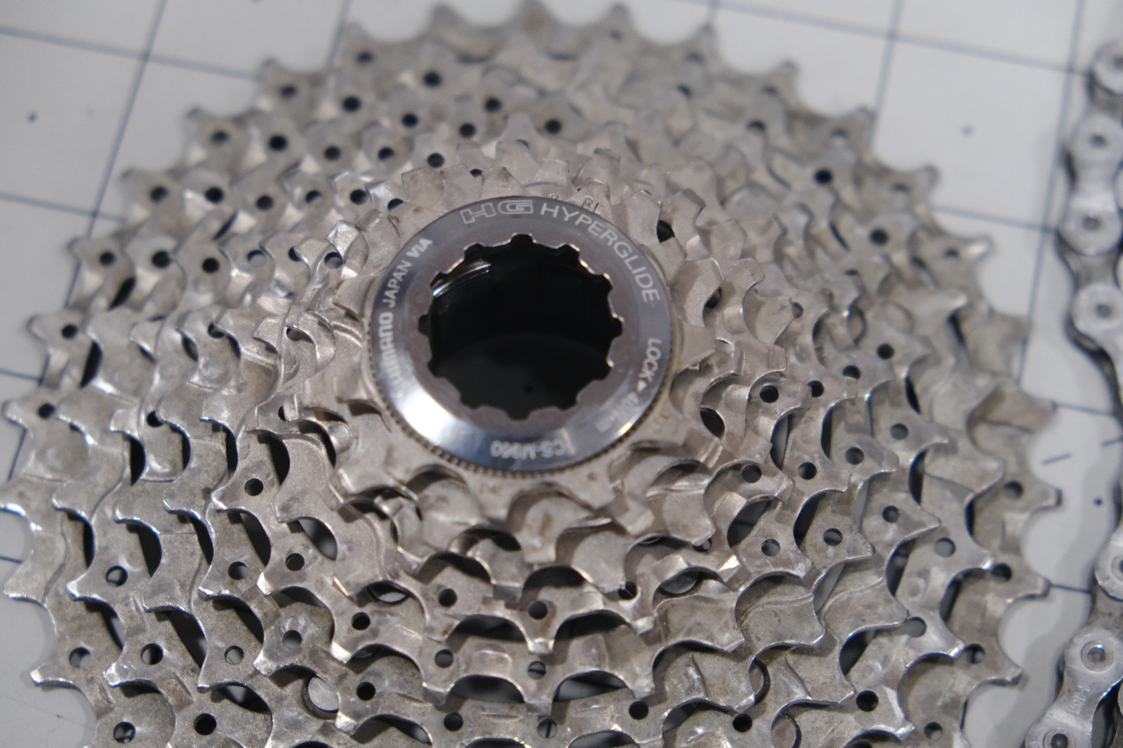 Shimano XTR CS-960 9 Speed Mountain Bike Cassette 11-34t