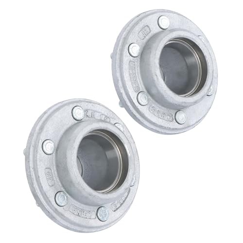 Set of 2 Galvanized Trailer Hub Kits 5.5″ – 5200-6000lbs Spindle
