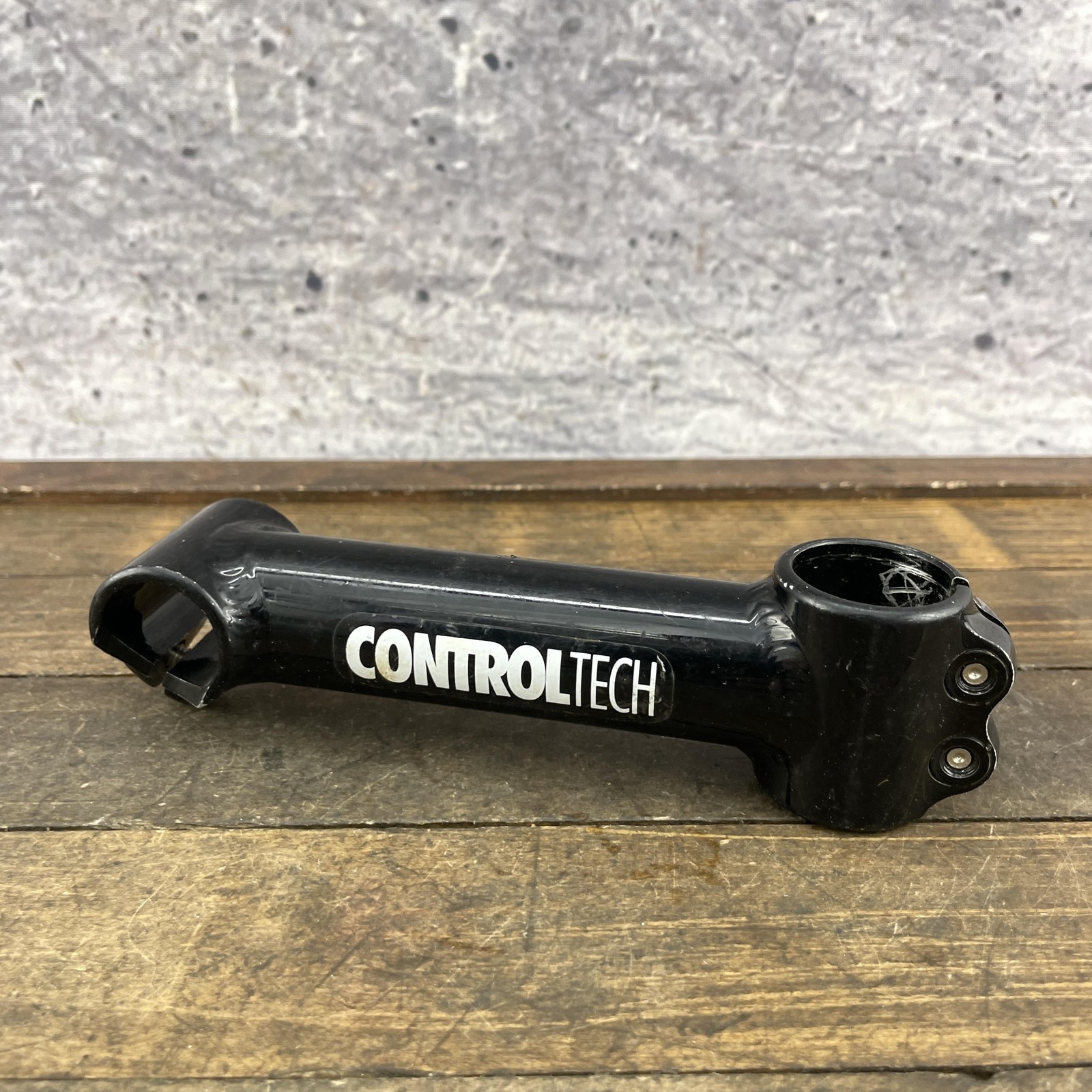 Vintage Control Tech Threadless Stem 1-1/8″ Steerer 25.4mm Bar Clamp Black 140mm