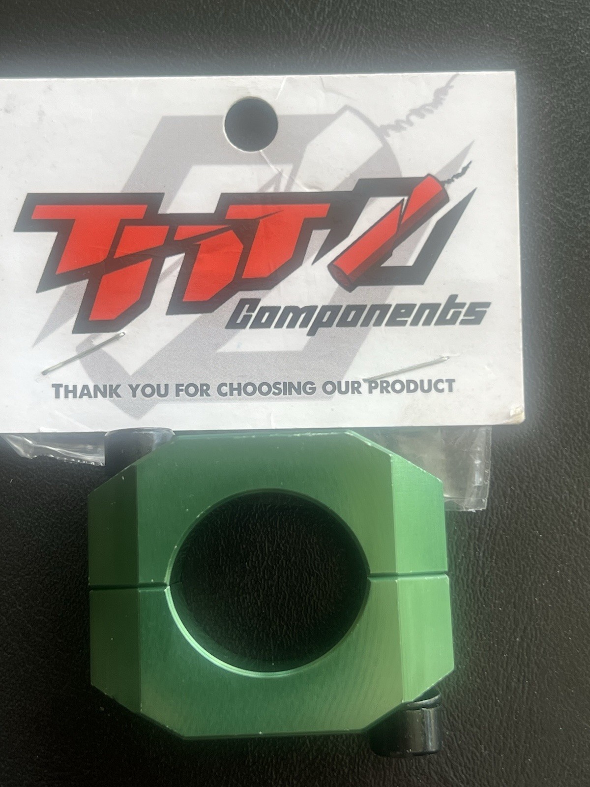 TNT Frame Seatpost Clamp 1 in / 25.4 mm Green