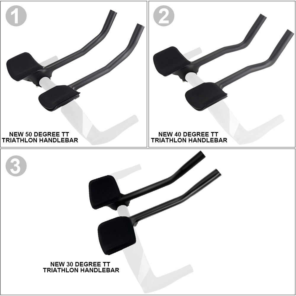 31.8 Carbon Road Bicycle Rest TT Triathlon Handlebar 30°Racing Aero Bar 360mm