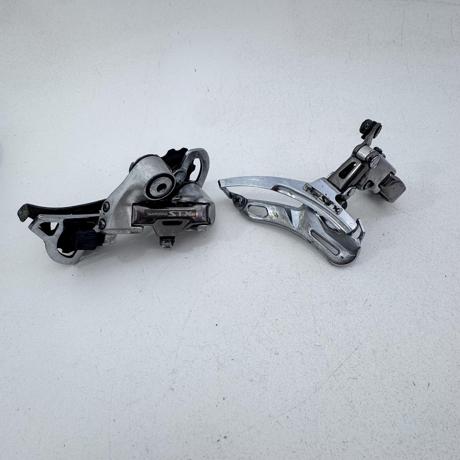 Vintage Shimano STX RD-MC30 FD-MC30 Derailleur Set 28.6mm MTB Japan A69