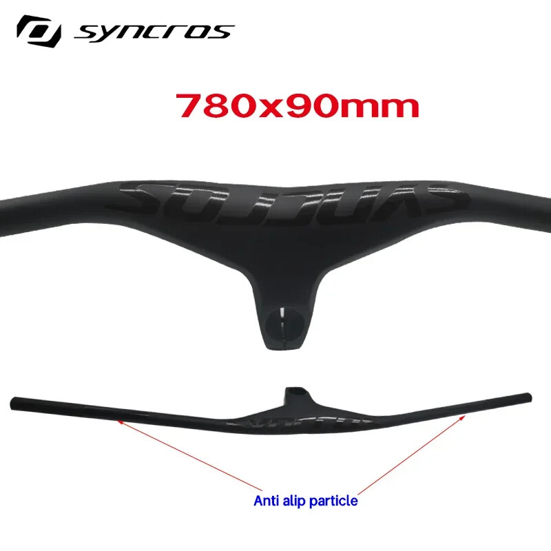 28.6mm -7Degree Mountain Bike Carbon Integrated Handlebar 660-800×70/80/90/100mm