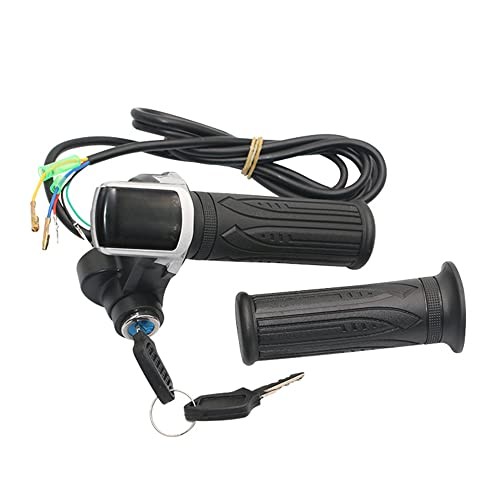HUIOP Electric Bike Grip/36V/48V Electric Bike Grip Throttle with LCD 24V