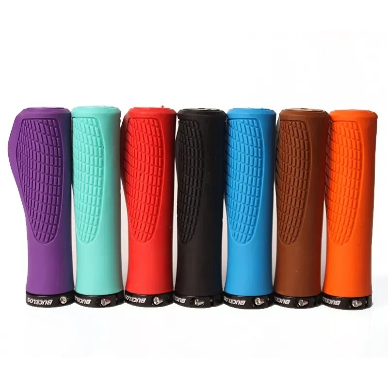 BUCKLOS Handlebar Grips Shock Absorption Ergonomic Lock-on Rubber Grip Anti-Slip