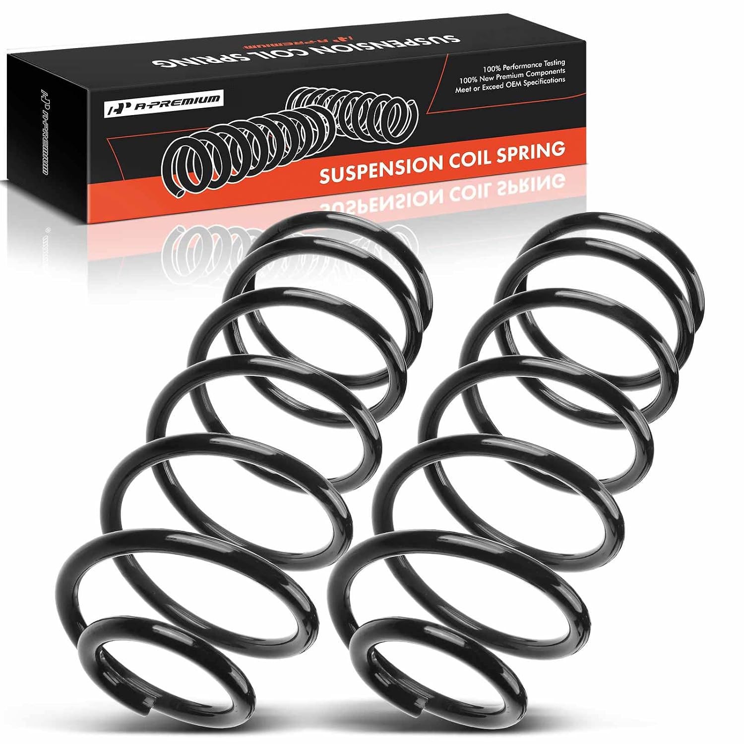 Chevrolet Buick Rear Coil Spring Set Compatible Suspension Replacement