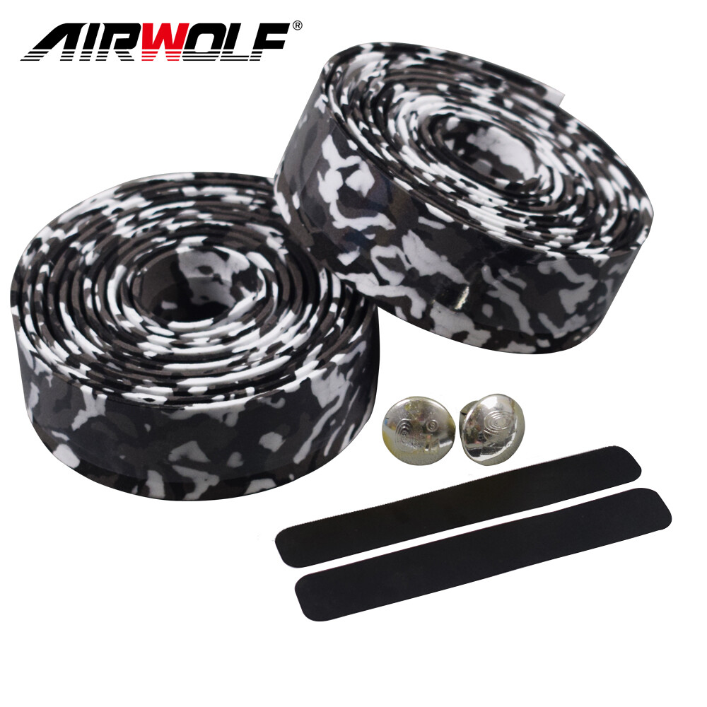 2 PCS Road Bike Handlebar Tape Bicycle Drop Bar Wrap Outdoor Sports Non-slip