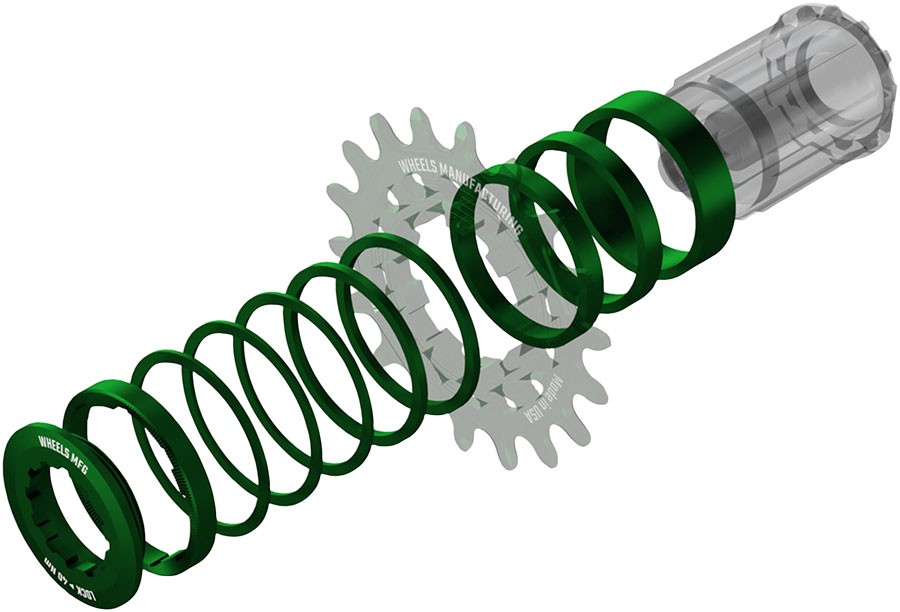 Wheels Manufacturing SOLO-HG Single Speed Conversion Kit – For HG Style Hubs,